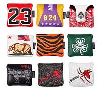 SHABIER Copritesta per mazza da golf, grande, per putter Taylormade MySpider X, MySpider Tour Putter (ragno bianco)