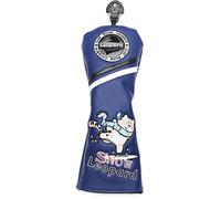 SHABIER Neve Leopard #1#3#5 H - Copritesta per mazze da golf in legno, set da 3 pezzi, 460CC driver/fairway Wood/Hybrid in pelle PU, 5 wood cover