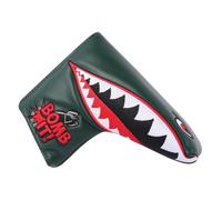 SHABIER New War Shark Flying Tiger Warshark - Coprimazza per putter da golf, con lama verde scuro