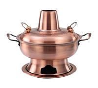 Shabu - Pentola per zuppa in acciaio inox, stile vintage