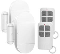Shackcom 2pcs Allarme per Porte e Finestre 130dB,Con 2 Telecomandi,Wireless Magnetico Allarme Antifurto Sistema Sensori di Sicurezza Domestica con Batteria,per i Negozi di Home Office