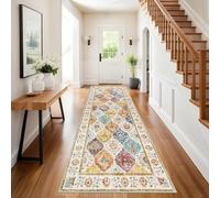 SHACOS Tappeto per Corridoio Antiscivolo 60x305 CM Extra Lungo Corridoio Hall Runner Vintage lavabile Cucina Pavimento Tappeti di Zona per Ingresso Camera da Letto Lavanderia Cucina