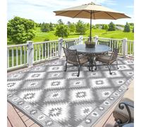 SHACOS Tappeto per Esterni Grande 150x240cm Coperta da Picnic Pieghevole Reversibile Resistente alle Intemperie Tappeto Plastica Esterno Tappeto da Campeggio Tappeto per Balcone, Terrazza, Giardino