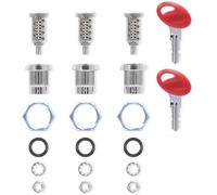 SHAD 200062r Set 3 bombines per Bauletti sh42 - SH43, Argento
