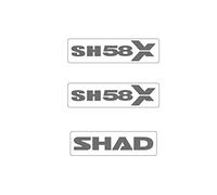 SHAD SET ADESIVI SH58X, taglia 10 cm