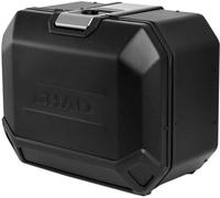 Shad VALIGIA LATER. SHAD TERRA ALLUMINIO 47L Nero, sinistra marrone