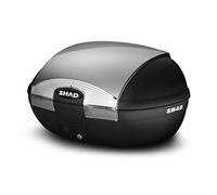 SHAD *SILVER COVER SH45 SHAD Coperchio del bauletto argento, nero