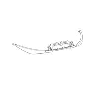 Shad Catadiottro Bauletto SH58 Bianco TrasparenteD1B58CAR