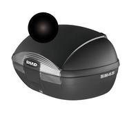 SHAD COVER NEGRO METALLIZZATO SH45 SHAD Coperchio del bauletto nero, nero