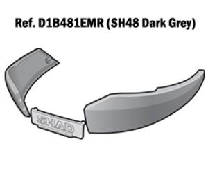 Shad Fascia Laterale Grigio Scuro Bauletto SH48 D1B481EMR