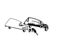 Shad Kit Meccanismo serratura Bauletto SH23 D1B23MAR