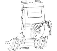 SHAD KIT MECCANISMO SERRATURA SH35/SH36 PREMIUM Meccanismo di bloccaggio