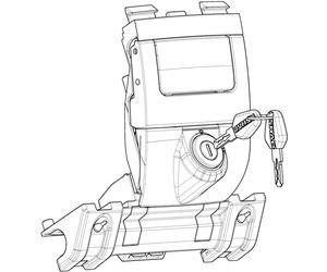 SHAD KIT MECCANISMO SERRATURA SH35/SH36 PREMIUM Meccanismo di bloccaggio