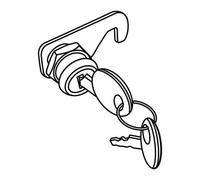 SHAD KIT SERRATURA DI RICAMBIO CON CHIAVE PER BAULETTO ATV 80 VALIGIA POSTERIORE