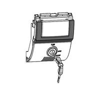 SHAD KIT MECCANISMO TOP CASE SH48 DARK GREY PREMIUM, nero