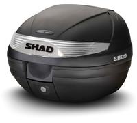 Shad SH29, bauletto 29 l male Nero