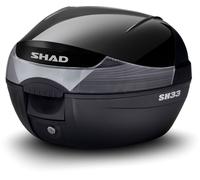 Shad SH33, coperchio del bauletto male Nero