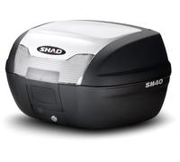 Shad SH40, coperchio del bauletto male Bianco