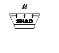 SHAD sh44 Riflettori Bianco per Moto Ricambi Ciclomotore Accessori