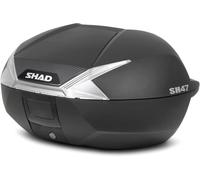 Shad SH47, bauletto 47 L male Nero/Carbonio Bianco