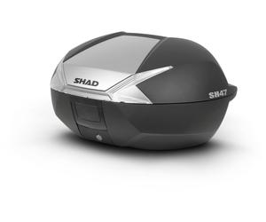 SHAD SH47 Coperchio bauletto titanio