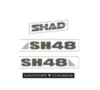 SHAD SH48 Titanium Adesivi