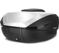 Shad SH59X, topcase espandibile 46-58 L male Nero/Argento