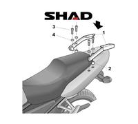 SHAD TOP MASTER YAMAHA FAZER 600 Raccordo topcase, nero, taglia 45 cm