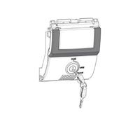 SHAD SH48 LOCK SYSTEM GREY TITANIUM PREMIUM, nero