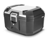 BAULETTO SHAD TOP CASE TERRA TR46 COVER ALLUMINIO DA 46 Lt. CON SCHIENALINO