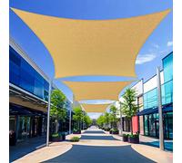 Shade&Beyond Shade Sail - Tenda parasole rettangolare, 30,5 x 56,8 cm, traspirante, con blocco UV, per cortile, patio, pergola e terrazza da giardino (realizziamo dimensioni personalizzate)