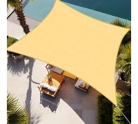Shade&Beyond Tenda parasole rettangolare, curva, 3 m x 38 cm, tenda parasole per sabbia, permeabile per patio, terrazza sul retro (realizziamo dimensioni personalizzate)
