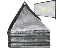 Shade Cloth for Plants - Reflective Silver Aluminum Foil Heavy Duty