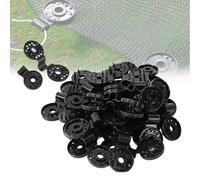 Shade Cloth Heavy Duty Lock Grip, Heavy Duty Lock Grip for Tarp & Shade Cloth, Windproof Awning Clamp Grip, Removable Garden Netting Awning Fabric Retaining Clip, for Mesh, Canopy, Fence (100pcs)