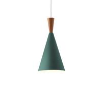Shade di luce a sospensione macaron scandinava - tradizionale decorazione in legno lampadari in metallo, apparecchiatura europea del soffitto a soffitto cavo per l'isola della cucina e sala da