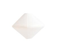 Shade in Carta Hay Diamond Paralume senza Cavo Ø80 Bianco Classico