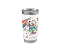 Shade Never Made Anyone Less Gay Pride Dinosauro Scheletro Bicchiere termico in acciaio inox doppia parete