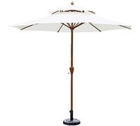 Shade Parasols Round Portable Parasol Suitable Outdoor Terrace Garden Market Table Umbrella Double-Top Windproof And UV-Proof Umbr