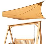 Shade Sail Blocking Waterproof Portable Protection with Ropes