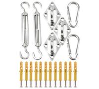 Shade Sail Kit, Shade Sail Hardware Kit, stabile hardware per il montaggio, di riparazione, strumenti di installazione, fissaggio per tende da sole ad alte prestazioni