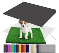 Shade Sail - Tenda parasole per esterni, 100 x 500 cm, protezione dai raggi UV, per terrazze, balconi e giardini, opzioni multicolori, grigio scuro, impermeabile e resistente, soluzioni parasole