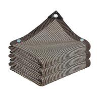 Shade Sails Net Outdoor Garden Sun Shades Shelter Multifunzionale Rettangolare Tenda Ombra, Rete Traspirante Ombra Giardino/Balcone/Cortile, Dimensioni Personalizzabili, Marrone-3.0x3.0m