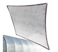 Shade Tarp - Aluminum Foil Reflective Silver UV Protection With Grommets