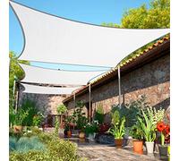 ShadeMart SMTAPR1020 - Tenda parasole rettangolare da 3,6 x 5,7 m, in tessuto impermeabile e resistente ai raggi UV, resistente, per capannoni auto, terrazza esterna, dimensioni personalizzabili