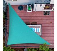 ShadeMart SMTAPT08 Tenda parasole triangolare, rettangolare, protezione UV fattore 50, permeabile all'acqua, protezione UV, impermeabile, protezione dai raggi UV, qualità commerciale, tettoia patio