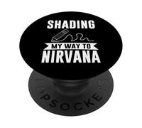 Shading My Way to Nirvana - Disegno PopSockets PopGrip Adesivo