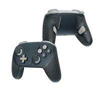 SHADOW BOOLT Manopole per controller per Nintendo Switch 2 Pro, antiscivolo, multi-texture, assorbe il sudore, pre-tagliate, kit di pelle (nero e grigio)