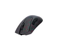 SHADOW BOOLT Nastro antiscivolo per mouse, antiscivolo, a prova di sudore, pre-tagliato e facile da usare, design autoadesivo, tipo sottile 0,3 mm (nero) (V3 pro Red)