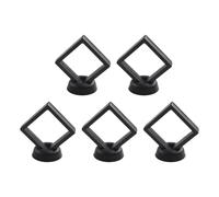 Shadow Box 5/10 pezzi 3D cornice for foto galleggiante scatola ombra espositore for gioielli supporto for anello pendente protezione for pietre Commemorare(Black 5PCS)