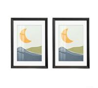 Shadow Box Cornice 40,6 x 50,8 cm per cimeli e foto con facile inserimento apertura posteriore e cornice in legno